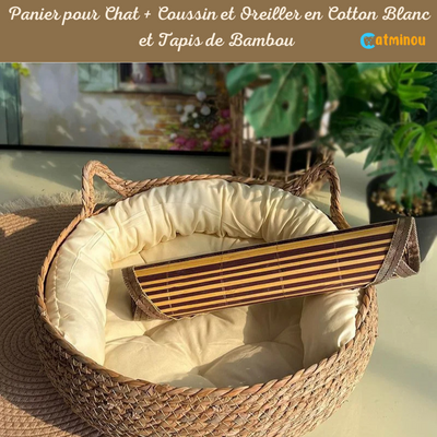 Panier chat CatConfo™ Panier Chaud et Confortable de luxe pour votre Animal.