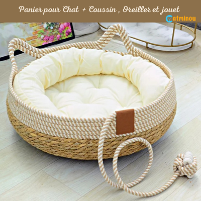 Panier chat CatConfo™ Panier Chaud et Confortable de luxe pour votre Animal.