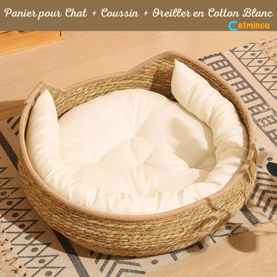 Panier chat CatConfo™ Panier Chaud et Confortable de luxe pour votre Animal.