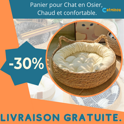 Panier chat CatConfo™ Panier Chaud et Confortable de luxe pour votre Animal.