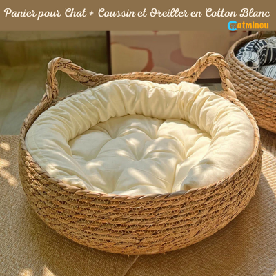 Panier chat CatConfo™ Panier Chaud et Confortable de luxe pour votre Animal.