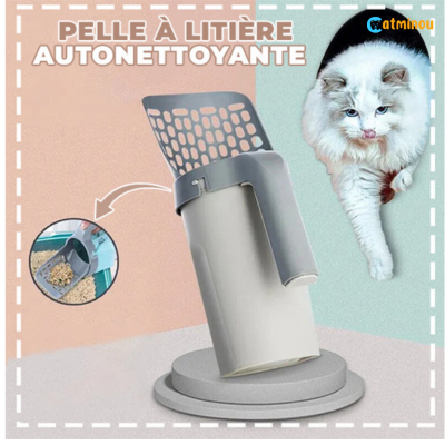 Pelle à litière - CRAPTRAP™ Nettoyeur de litière pour chat tout en 1 hygiénique et pratique !