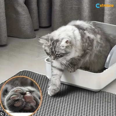 Tapis litière chat - CatTrap™ Piégeage de litière pour chat.